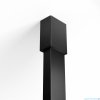 New Trendy Nesta Black kabina Walk-In 90x200 cm wspornik dosufitowy szkło przejrzyste K-1724-WS
